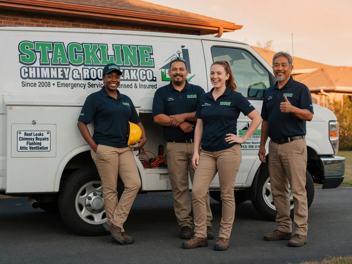 Chimney flashing repair company in Thrall, TX